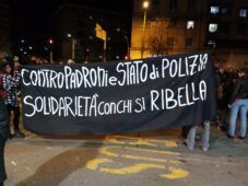 manifestazione Cospito a Roma