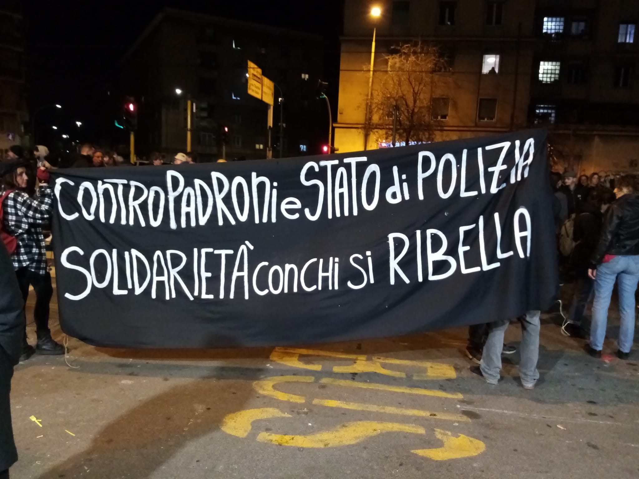 manifestazione Cospito a Roma oggi 18 febbraio