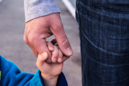 papà e figlio
