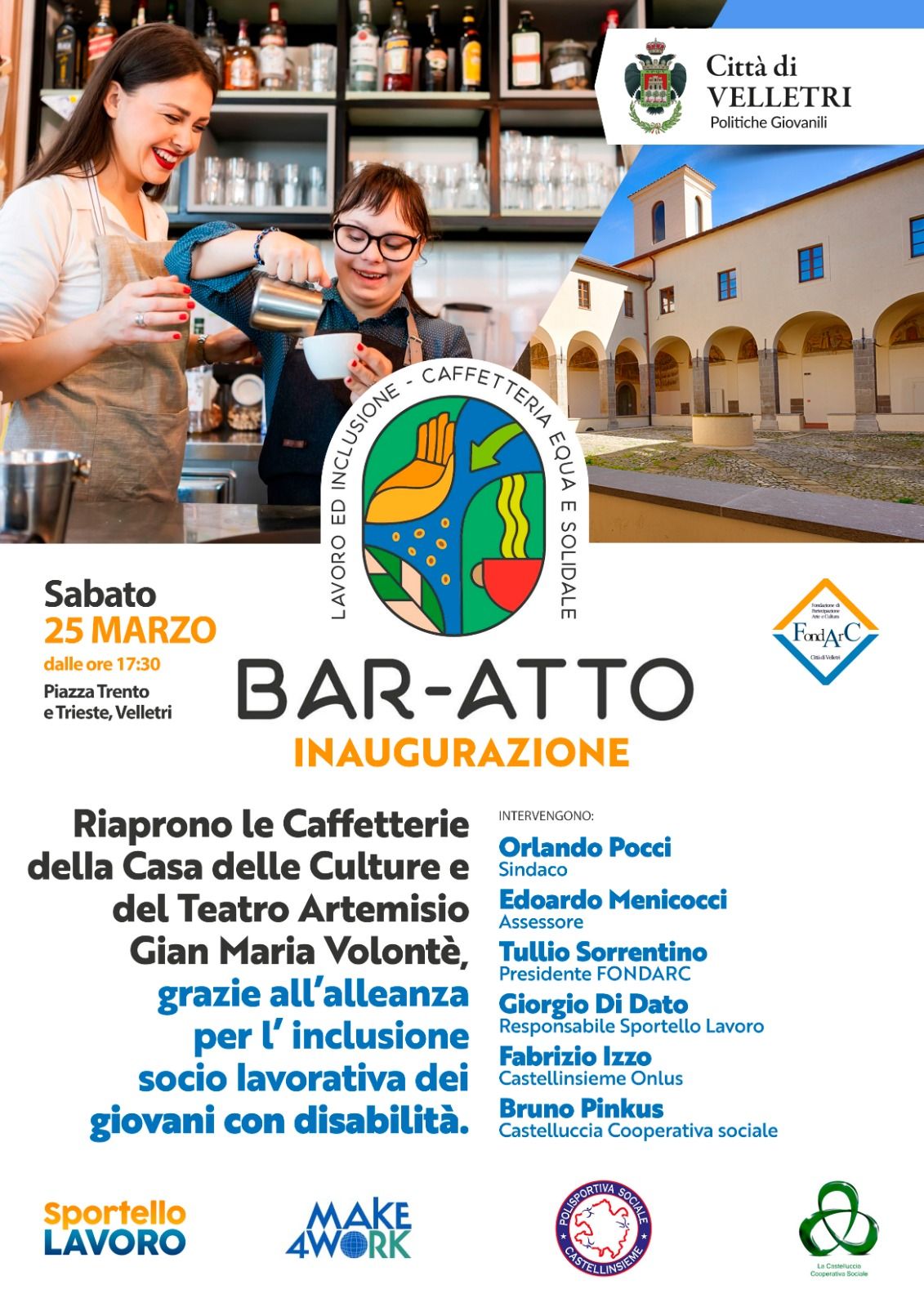 Locandina del progetto Bar-Atto