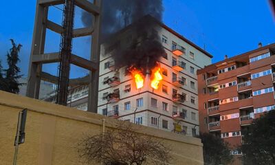 Incendio Roma al Flaminio