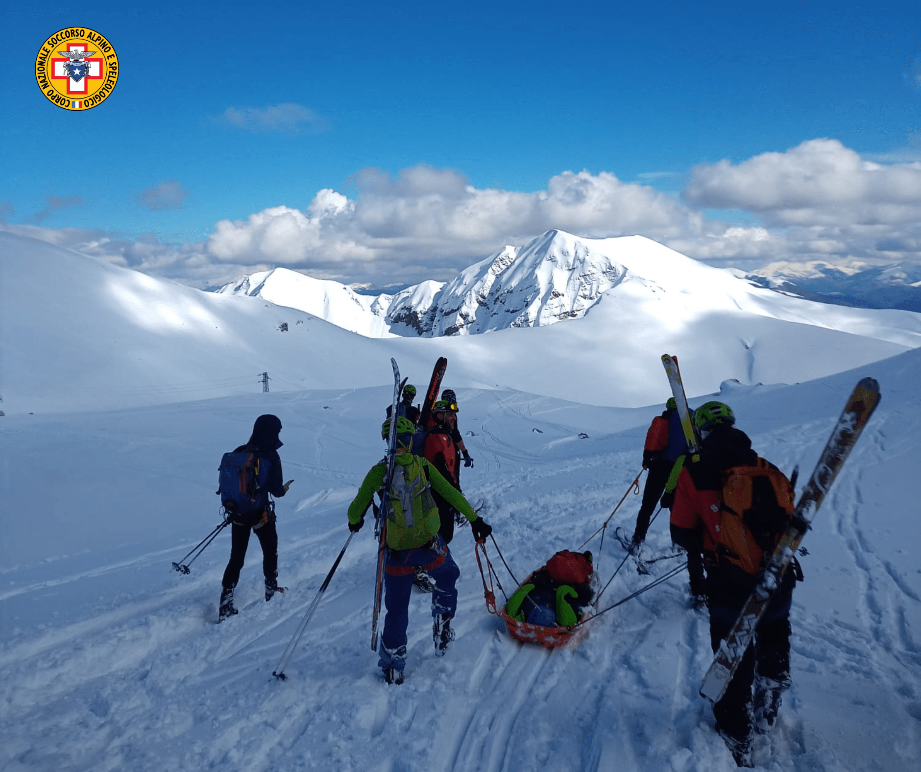 Due alpinisti volevano scalare la parete nord del Terminillo ma sbagliano percorso rimanendo bloccati su una cresca ghiacciata. I soccorsi