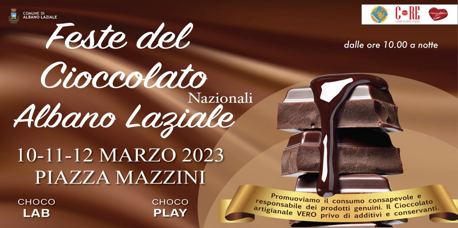Locandina Albano Laziale, festa del cioccolato