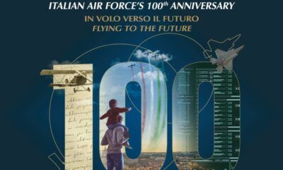 Locandina dei 100 anni dell' Aeronautica Militare