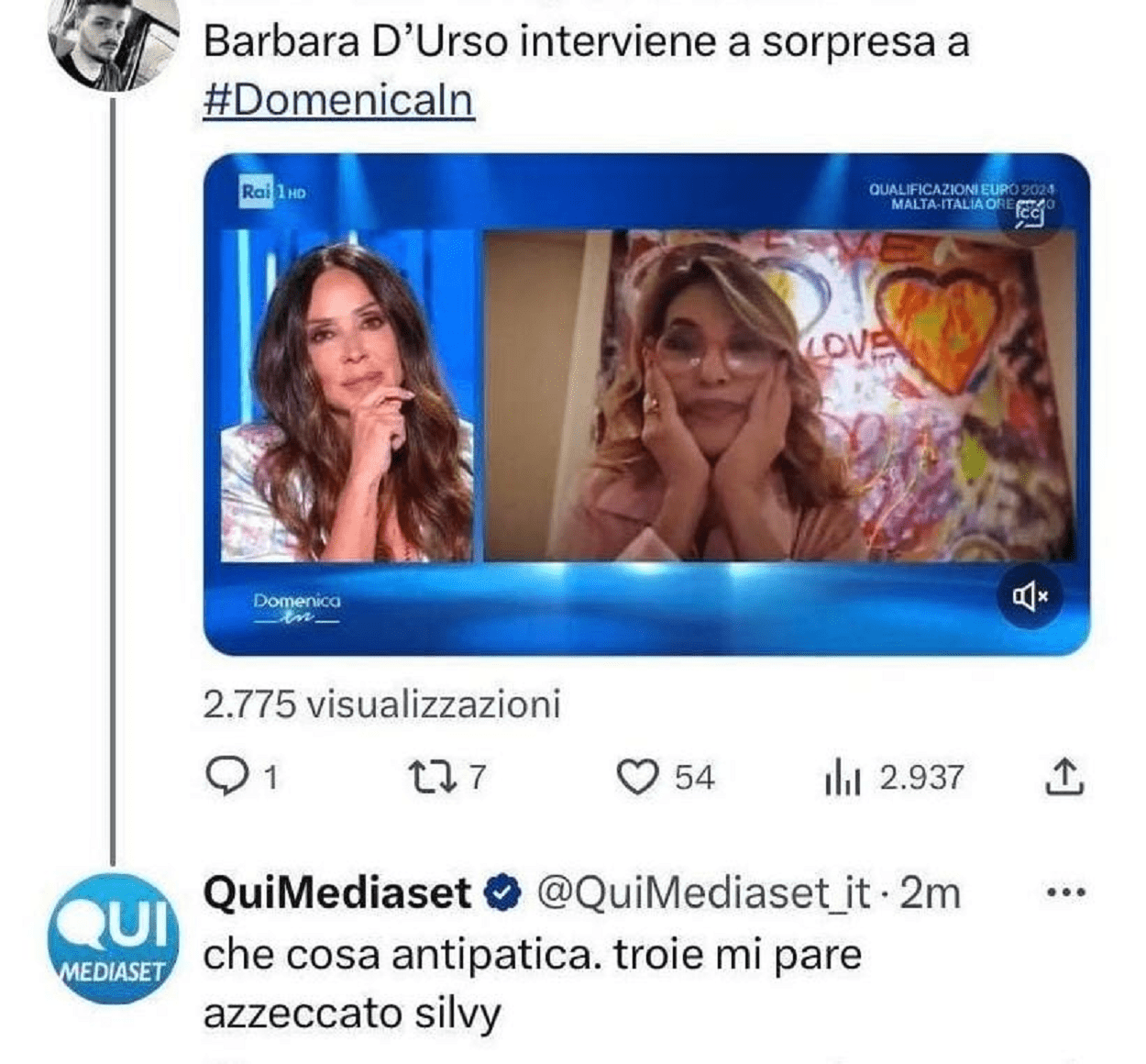 Mara Venier e Barbara D'Urso insultate dall'account twitter Qui Mediaset