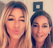 Oriana Marzoli e la mamma