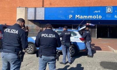 Controlli Polizia metro Ponte Mammolo e Rebibbia