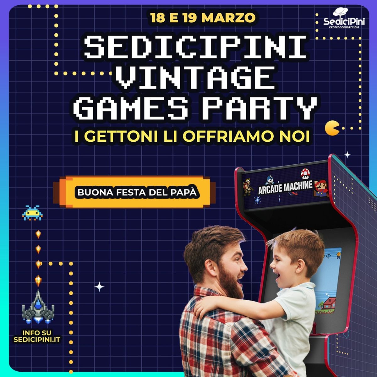 Il Sedici Pini Vintage Games Party a marzo 2023