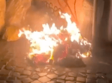 Fiamme a Trastevere