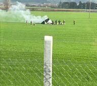 Aereo precipitato a Colle fiorito