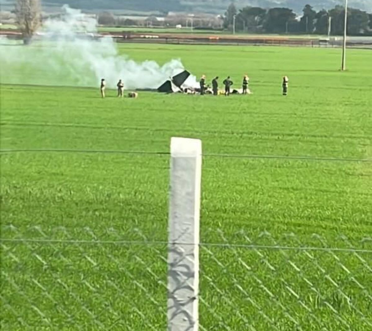 Aereo precipitato a Colle fiorito