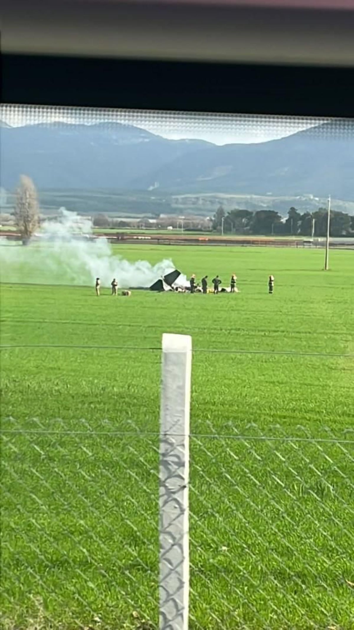 Aereo precipitato a Colle fiorito