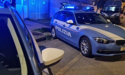 Polizia a Roma dopo la rapina al Pigneto