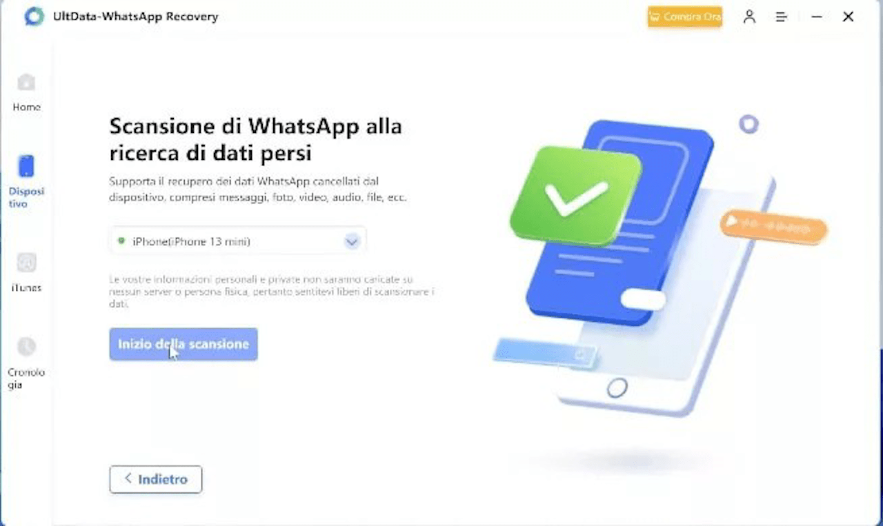 recuperare chat whatsapp step 2