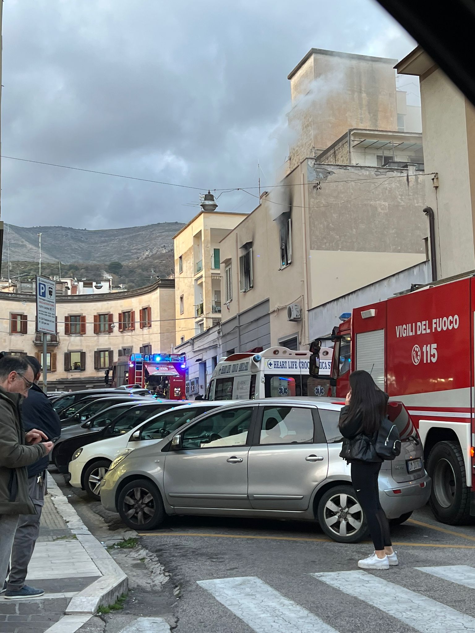 incendio appartamento Formia