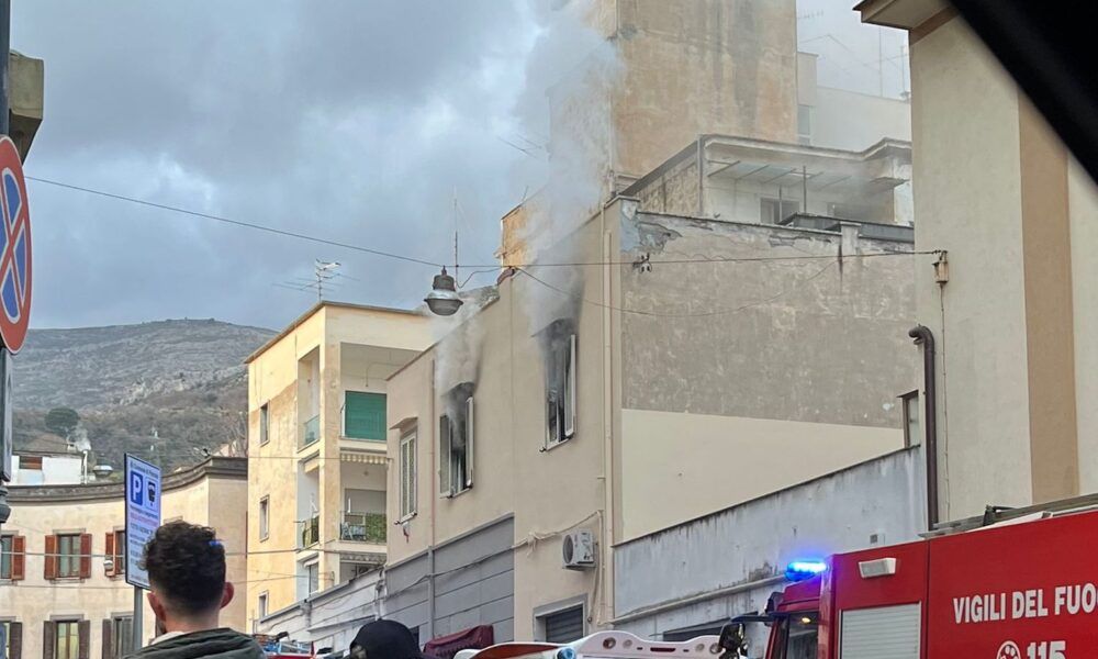 incendio appartamento Formia