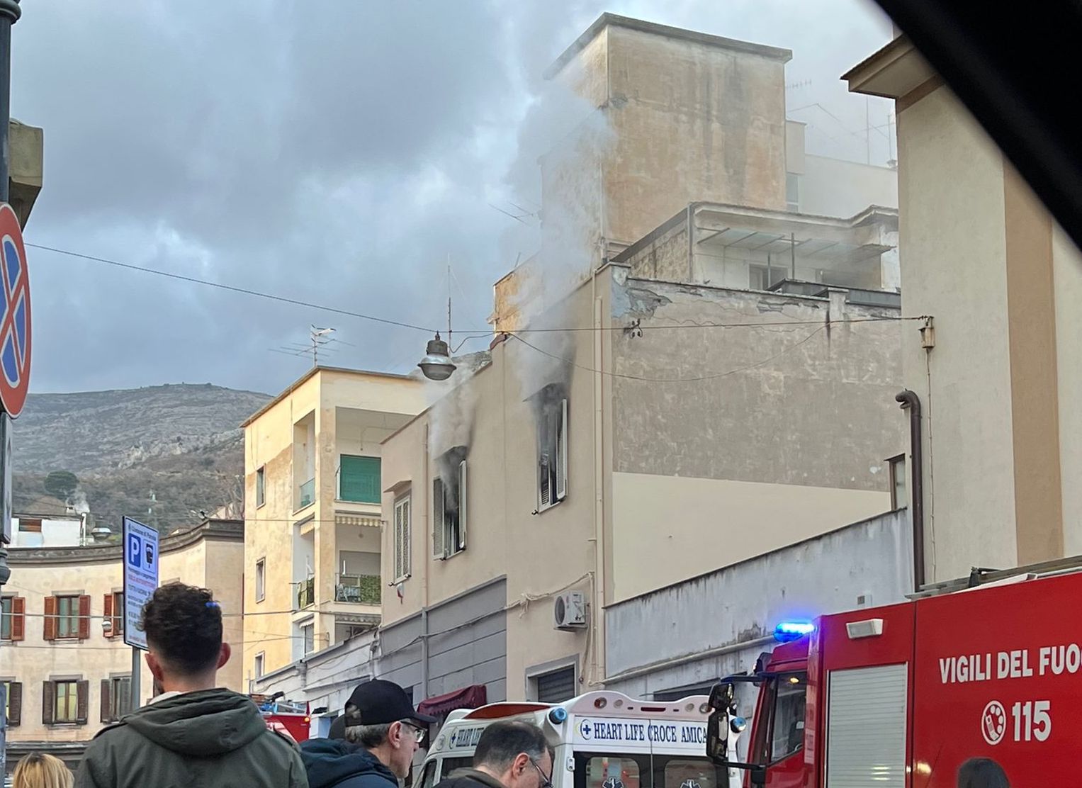 incendio appartamento Formia