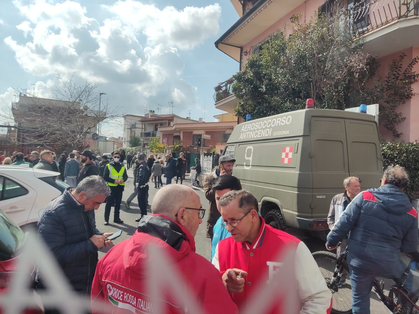 incidente aereo a guidonia