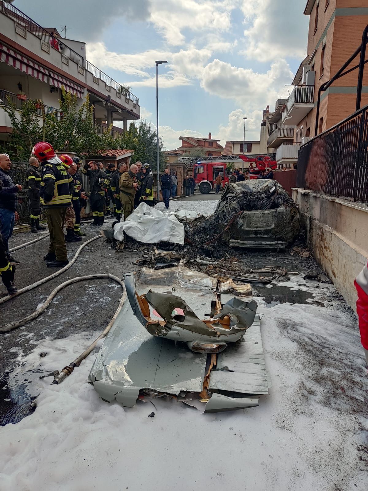 incidente aereo a guidonia