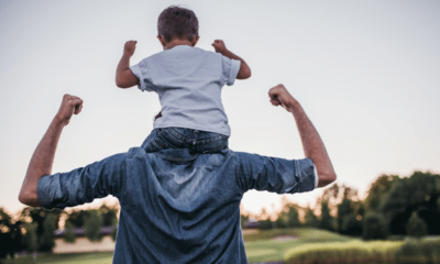 papà e figlio