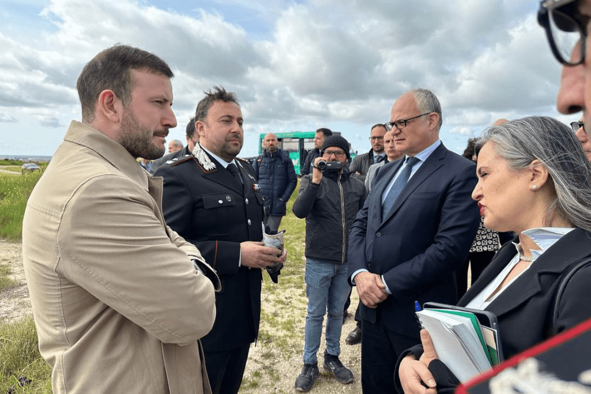 roberto gualtieri alla discarica di malagrotta