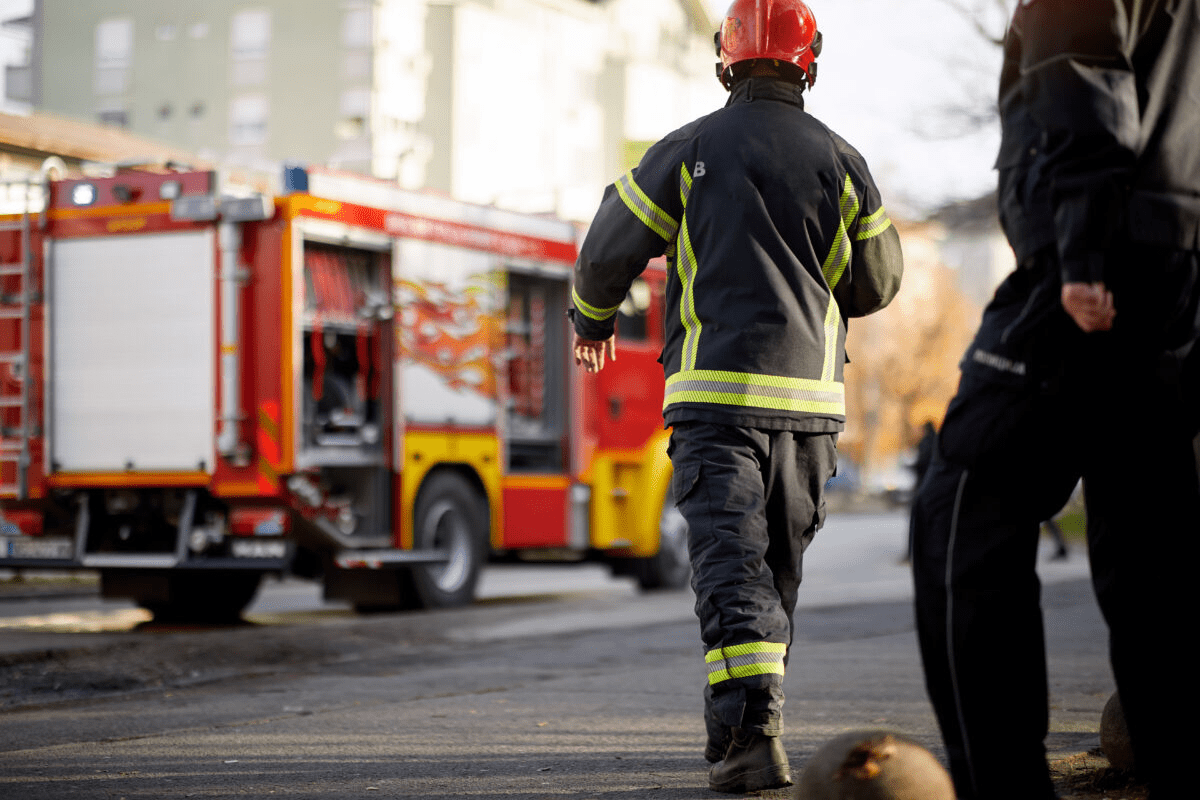 terrapieno crolla nel viterbese, intervento dei vigili del fuoco