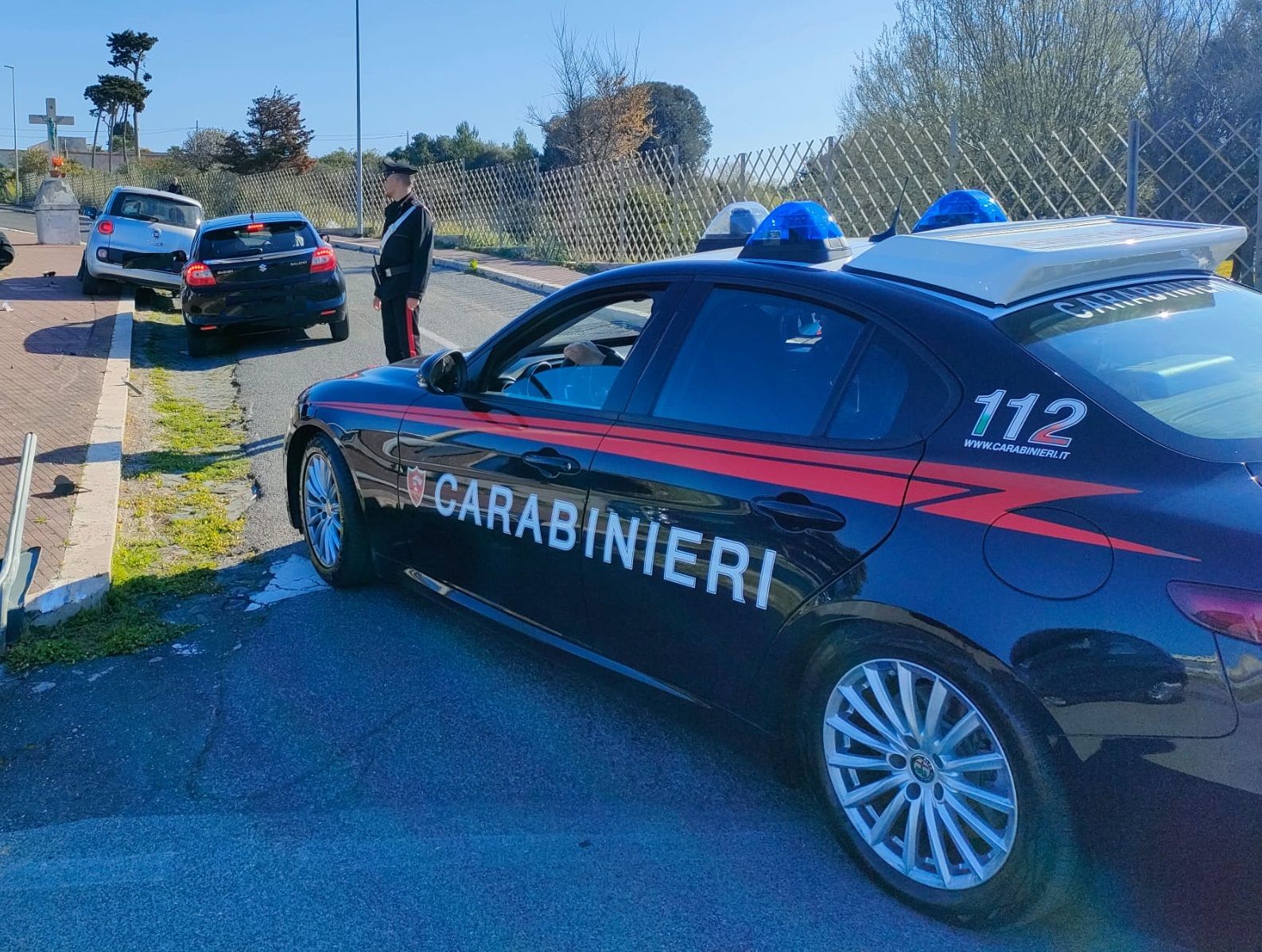 ANZIO - L'intervento dei Carabinieri