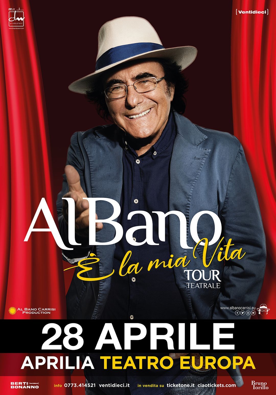 Al Bano ad Aprilia