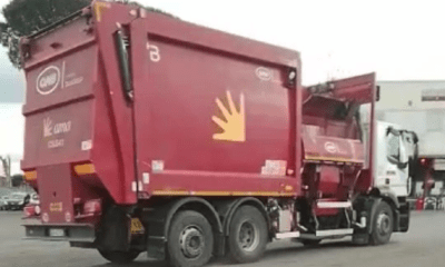 Camion nel TMB chiuso di Rocca Cencia
