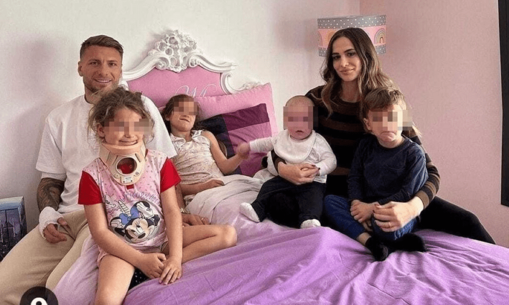 La famiglia di Ciro Immobile riunita