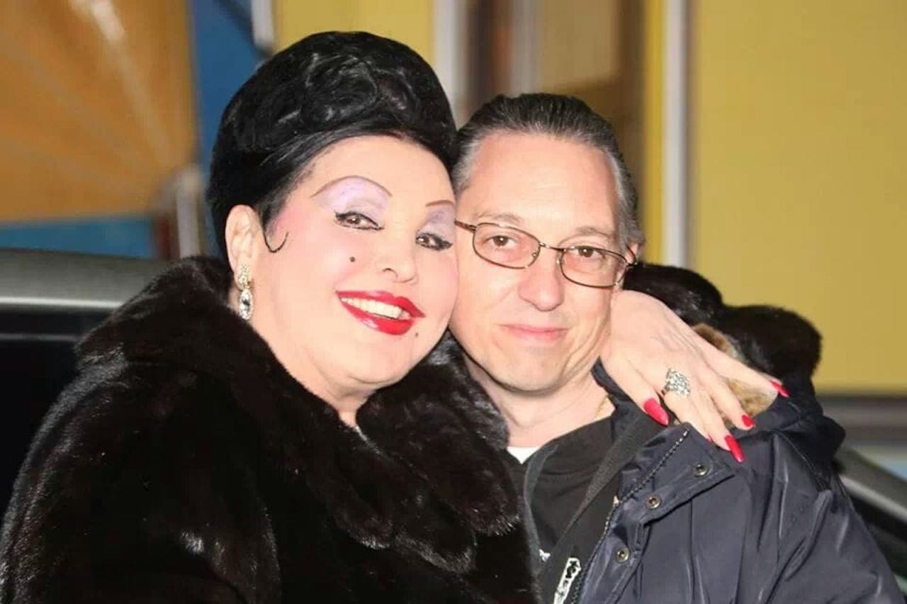 Luciano Ricci e Moira Orfei