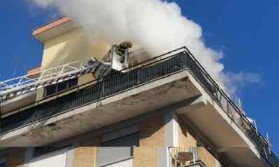 Incendio in un appartamento, intervento dei Vigili del Fuoco