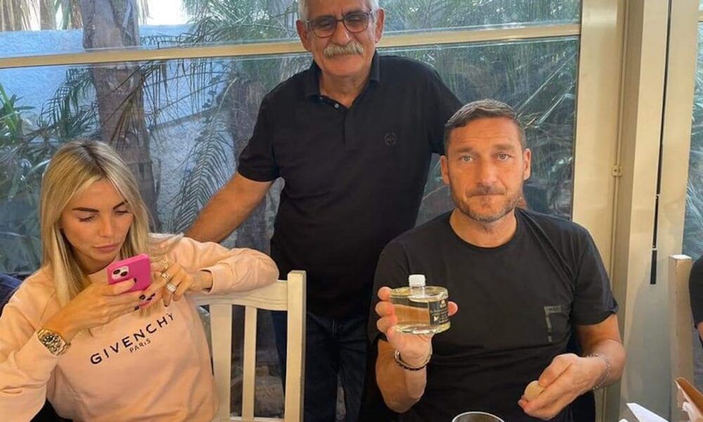 Francesco Totti a Terracina con Noemi Bocchi