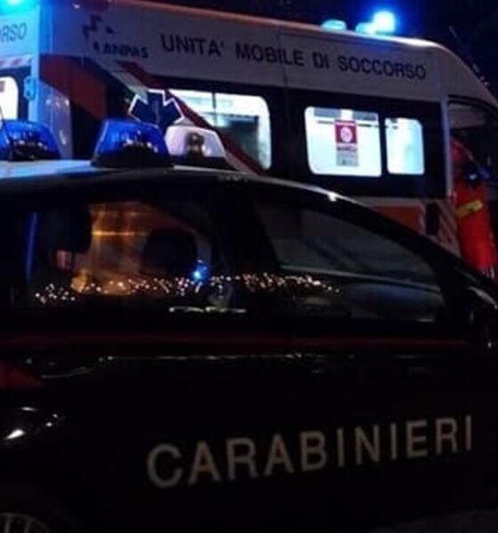 ambulanza e carabinieri