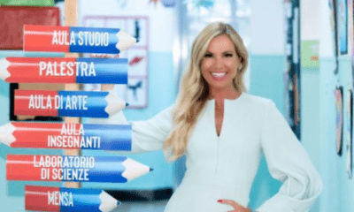 Federica Panicucci che presenta Back to School