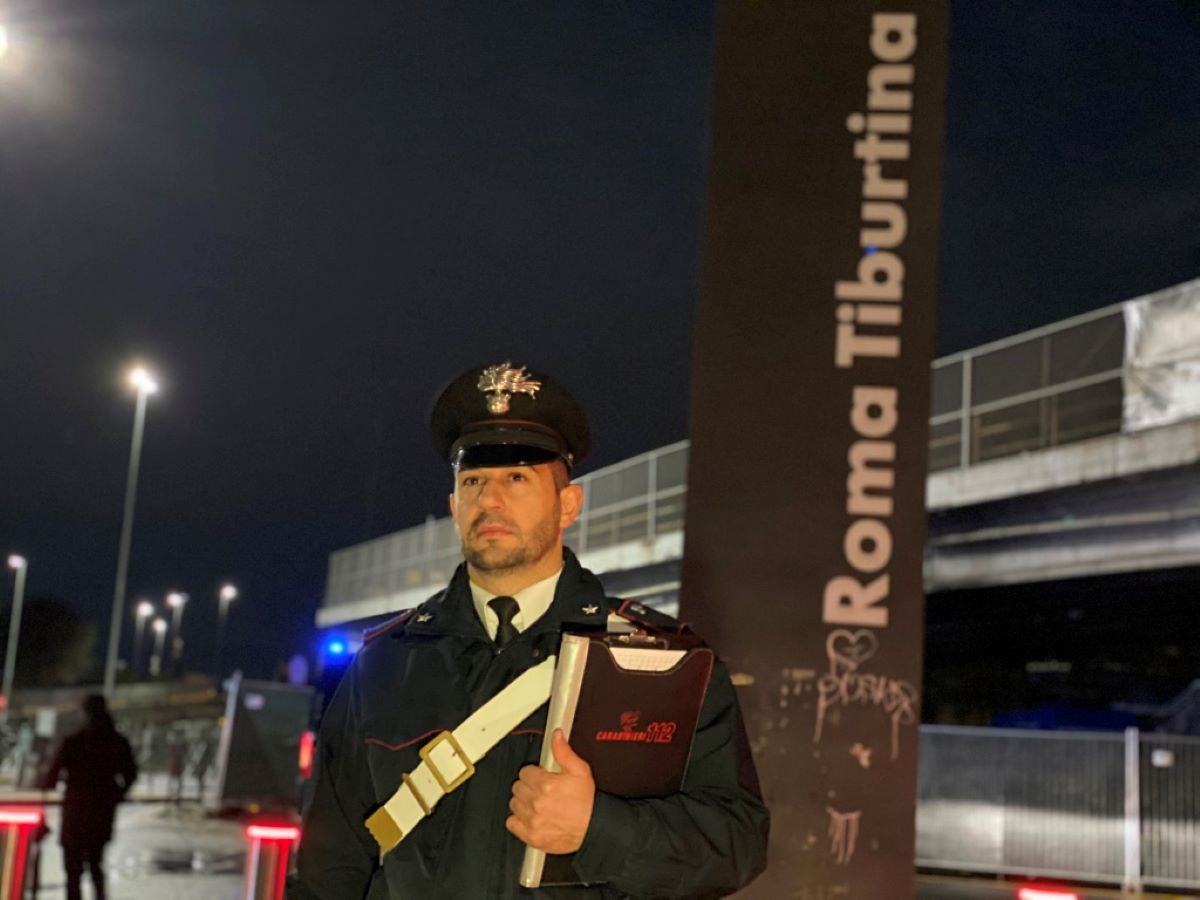 Carabinieri a Tiburtina