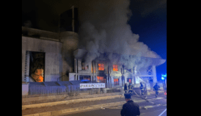 Incendio chiesa Don Bosco Formia