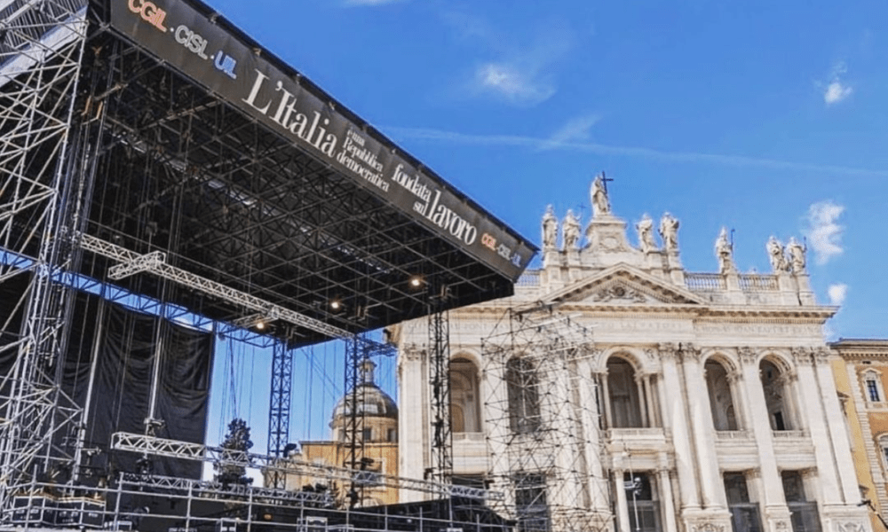 palco concertone 2023 a san giovanni di roma