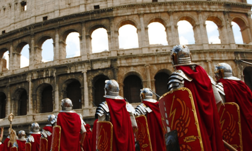 rievocazione storica al colosseo