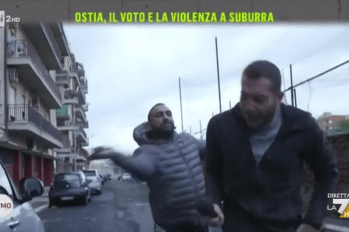 roberto spada aggredisce daniele piervincenzi