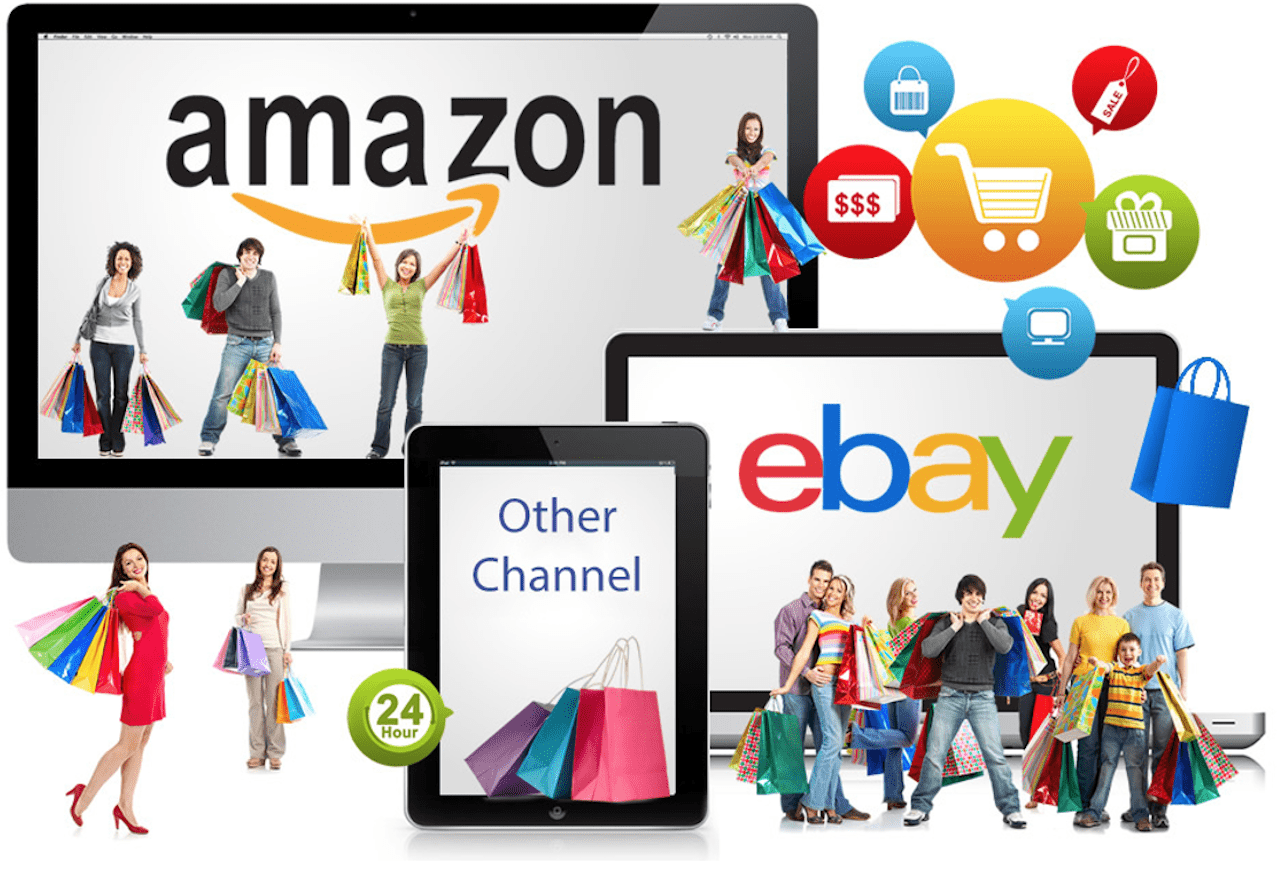 shopping online su Amazon e E-bay