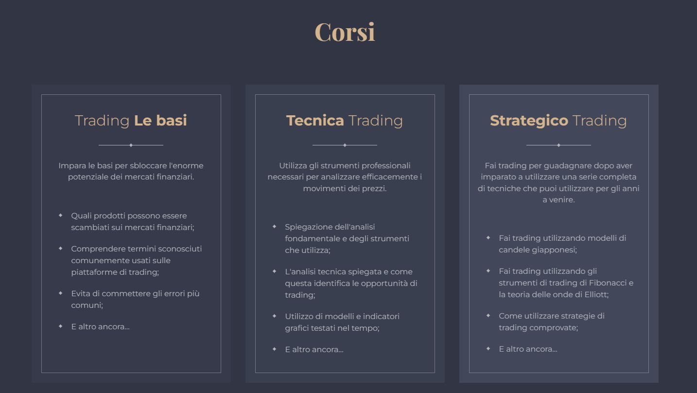 trading corsi