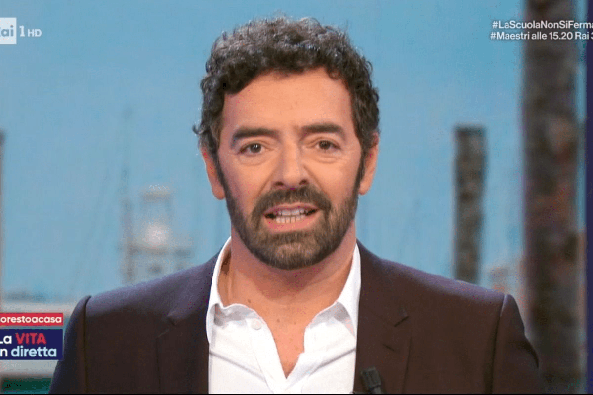 Alberto Matano in La Vita in Diretta