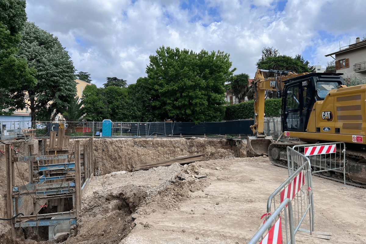 Cantiere voragine Monterotondo