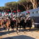 Carabinieri a cavallo a Castel Fusano