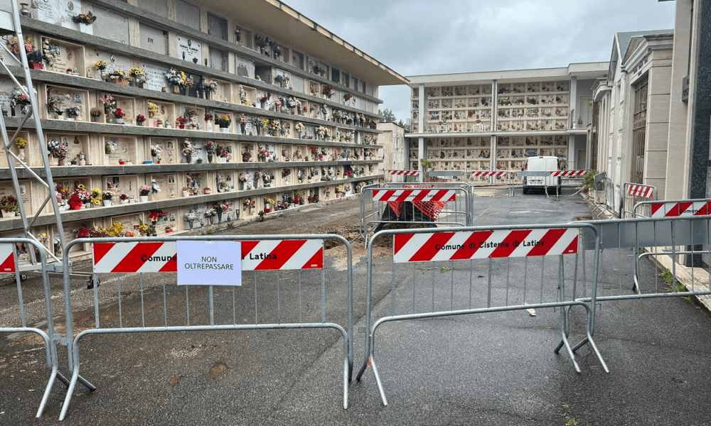 ritrovata bomba della seconda guerra mondiale al cimitero comunale