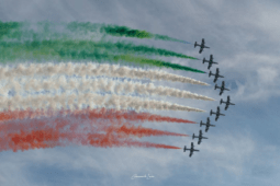 Frecce Tricolori in occasione della parata miliare del 2 giugno prossimo