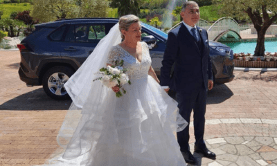 Gaetano Rossi e Licia Pietroluongo che aveva perso la fede nunziale in luna di miele
