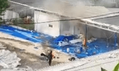 Incendio all'ex Ice Village