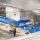 Incendio all'ex Ice Village